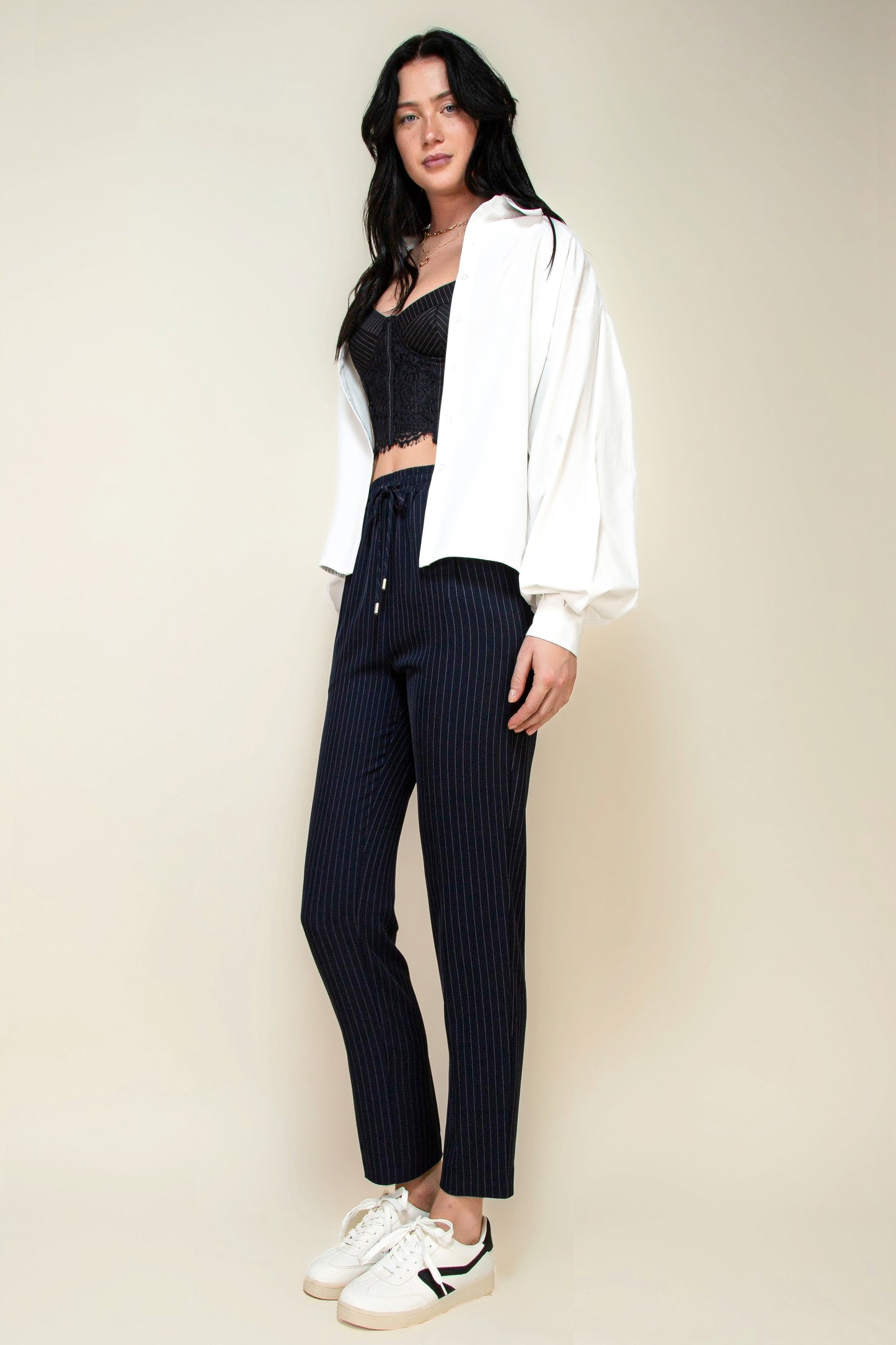 Heavy Ribbed Bolero Shrug Long Sleeve Cardigan Wide Leg Pants Set