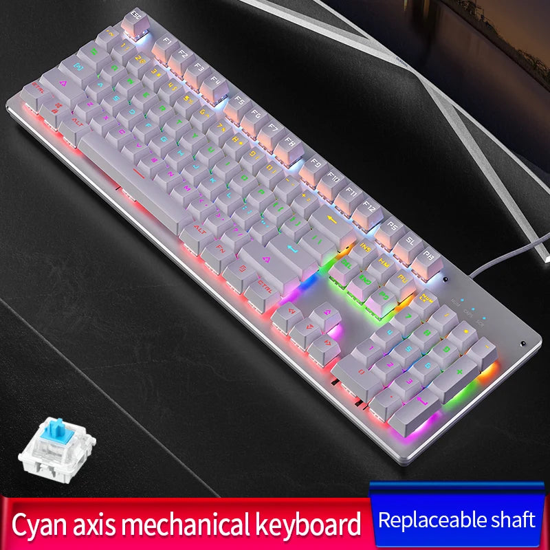 Gaming Keyboard Mouse Combo and Headphone High Quality 2020 Popular Gaming Keyboard and Mouse White Usb RGB Wired Rohs USB 1.0