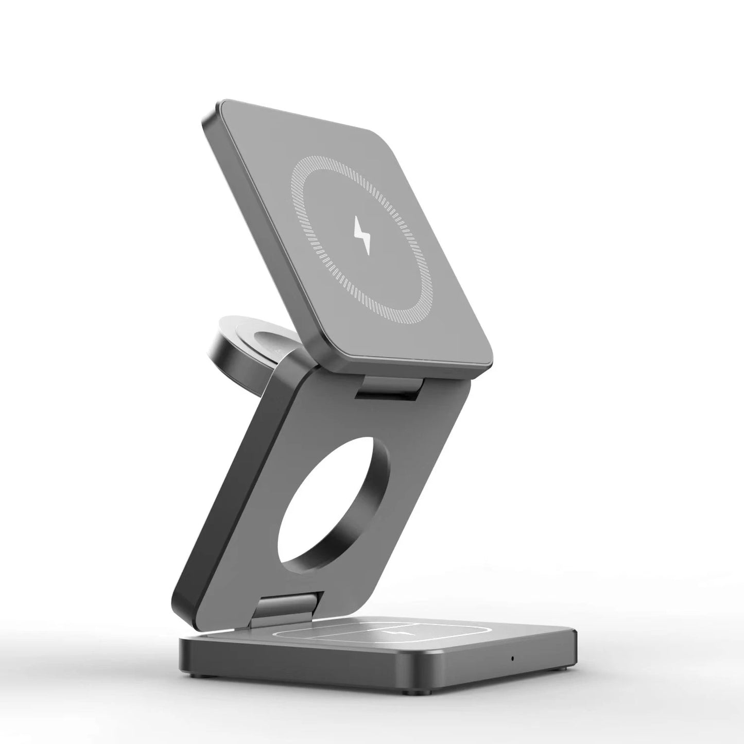 Magnetic Foldable Wireless Charger 3 in 1 Folding Wireless Charging for iPhone 16/15/14/13/12 Pro Max Fast Charging Dock Station