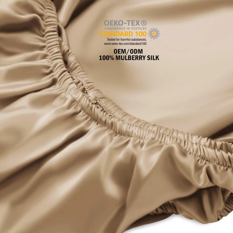 100% Silk Duvet Covers Sets Skin-Friendly and Anti-Aging Real Mulberry Silk Bedding Sets