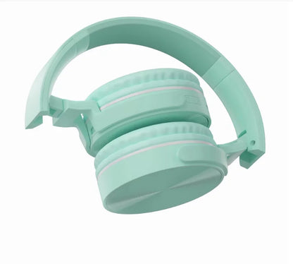 VALDUS Professional Mini Macaron Colorful Gaming Headset Wired PC Computer Microphone Foldable Girls Wireless Headphone