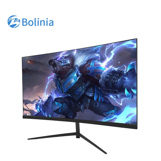 21.5 Inch Curved PC Lcd Led Display Screen Gaming Monitors Studio Speaker Advertising Laptop Extender Monitors