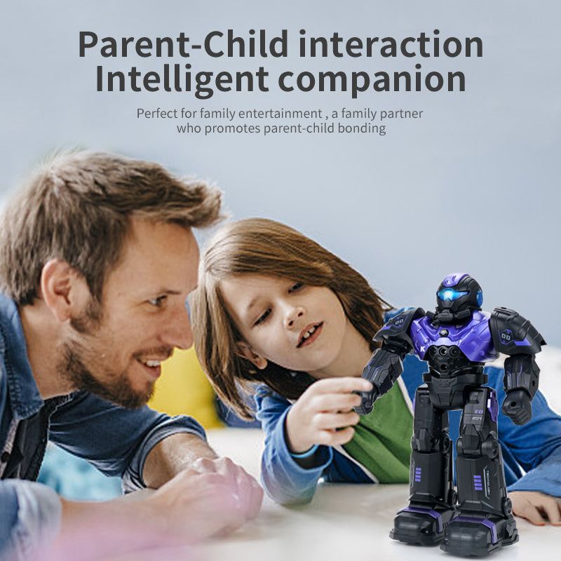 Original HOSHI JJRC R20 Infrared Sensor 2.4G Wireless Remote Control Programming Robot Model Boy With Sound and Light Toys