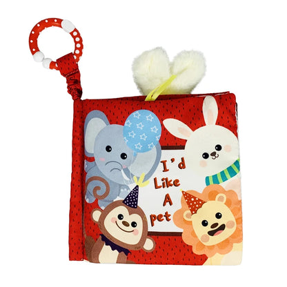 Interactive Education Book of Baby Multi-Functional Cloth Book Puzzle Bed Hanging Toys M036