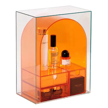 Colorful Multi-Layer Acrylic Cosmetic Storage Rack for Cup Skin Care Products Desktop Storage Rack