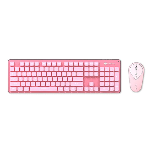 OEM Retro Typewriter Keyboard Wireless RGB Colorful Keyboard Gaming 2.4 G Wireless Optical USB Keyboard and Mouse Combo