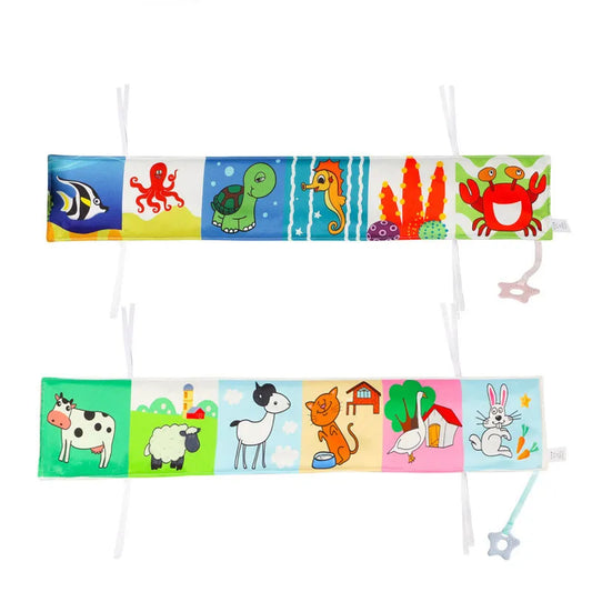 Baby Farm or Ocean Color Bed Circumference Cartoon Animal Kids Cloth Bound Book B204