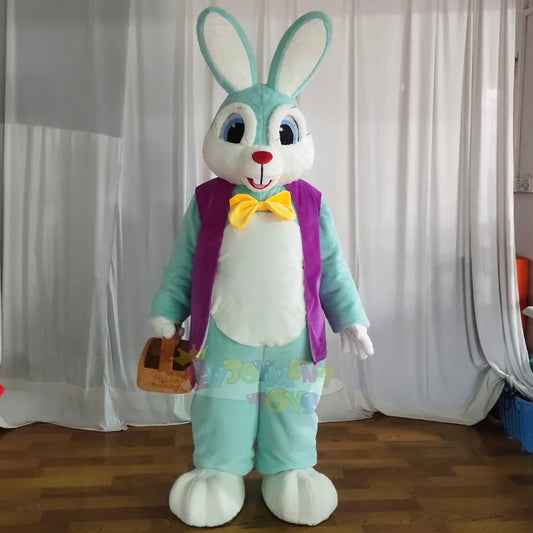 Hot Selling Good Quality Soft Plush Rabbit Costumes Easter Adult Rabbit Mascot Costumes