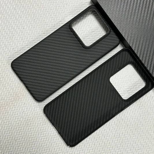 Hot Selling New Carbon Fiber Phone Cover for Xiaomi 14 Luxury Kevlar Fiber Back Cover Phone Case for Xiaomi 14 Pro