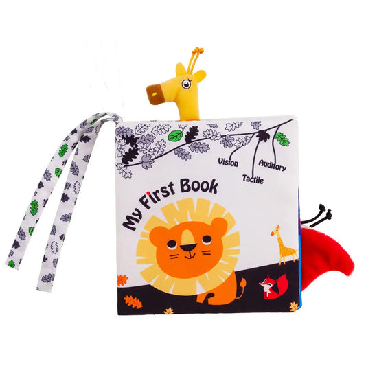 Baby Cartoon Lion Cloth Book Early Education Cognitive Color Cloth Book H082B