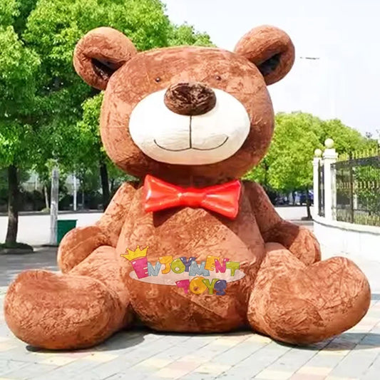 Giant Sitting Inflatable Bear Cartoon Character Air Blow Up Brown Large Bear Model