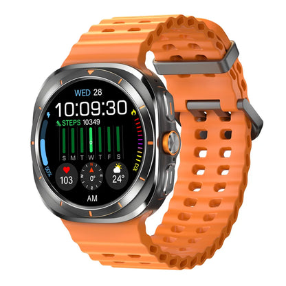 2024 W7 Ultra Smart Watch 1.43inch Amoled Screen IP67 Waterproof Heart Rate Blood Oxygen Compass Smartwatch for Men