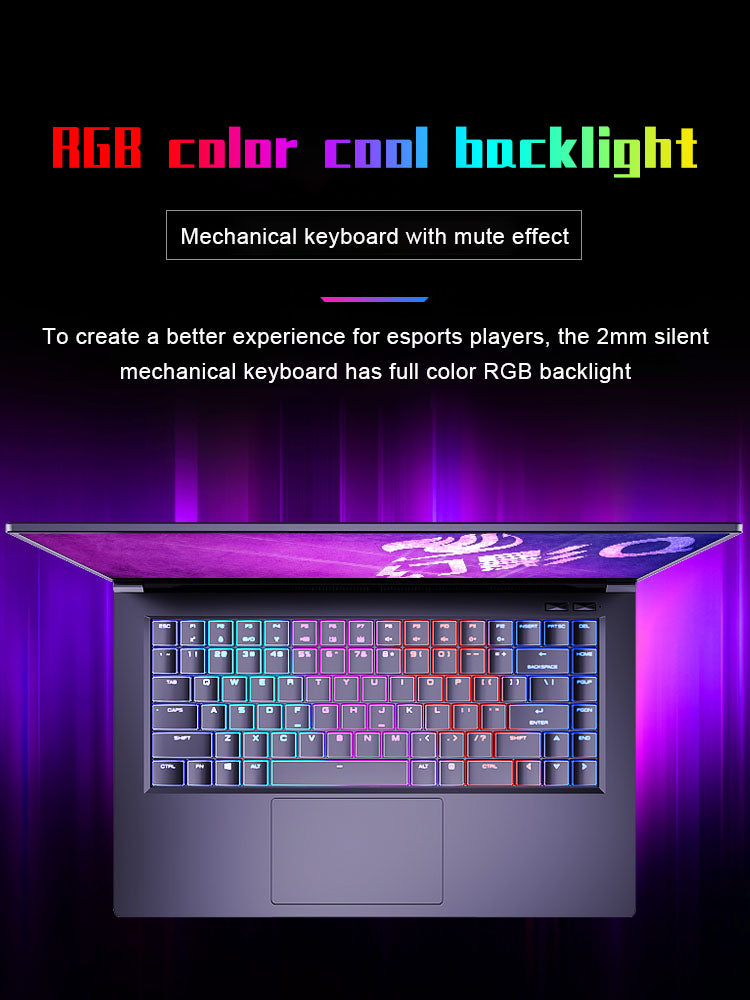 New 2022 Core I7 Thin and Light Gaming Notebook With High Configuration 2070Super/8g Graphics Card Student Laptop