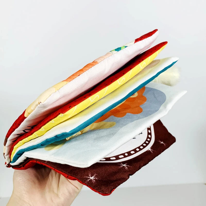 Interactive Education Book of Baby Multi-Functional Cloth Book Puzzle Bed Hanging Toys M036