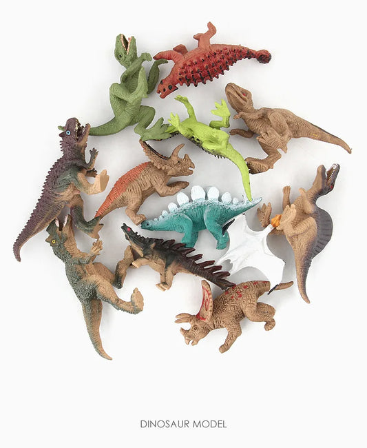 Hot Dinosaur Action Figure, Cake Topper T-Rex Dinosaur Figure Doll, 12pcs/Set Animal Dinosaur Figure Toy for Decoration