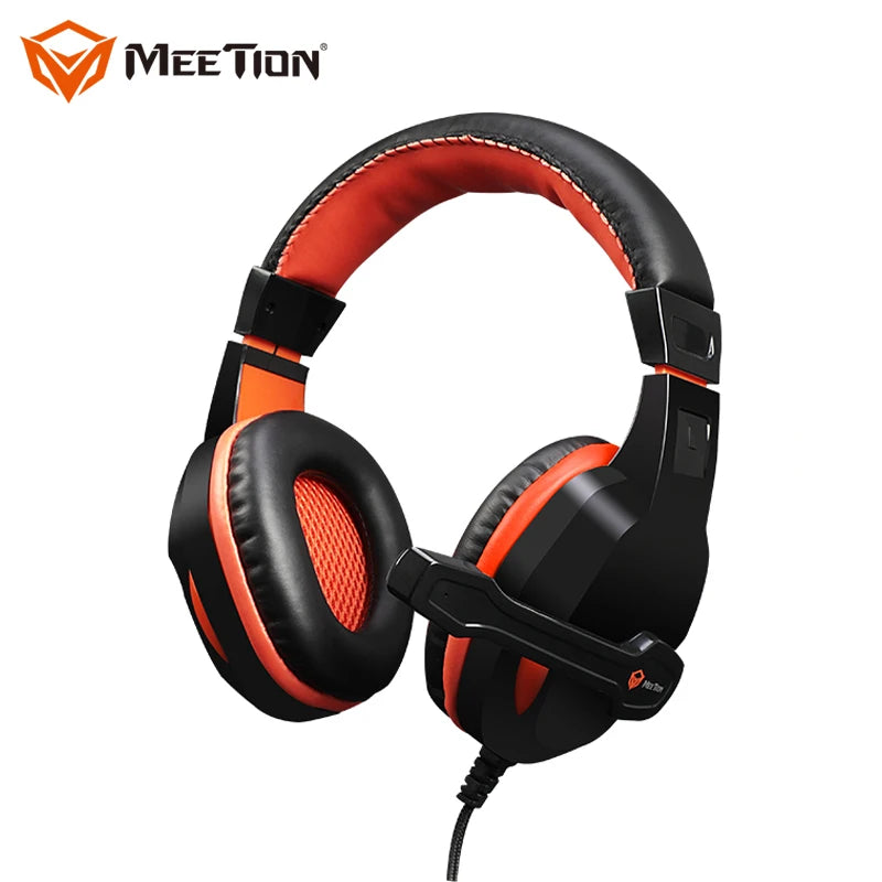 MEETION HP010 Branded Cheap Playstation Noise Cancelling Game Headphone Wired Computer PC Gaming Headset for Gamer
