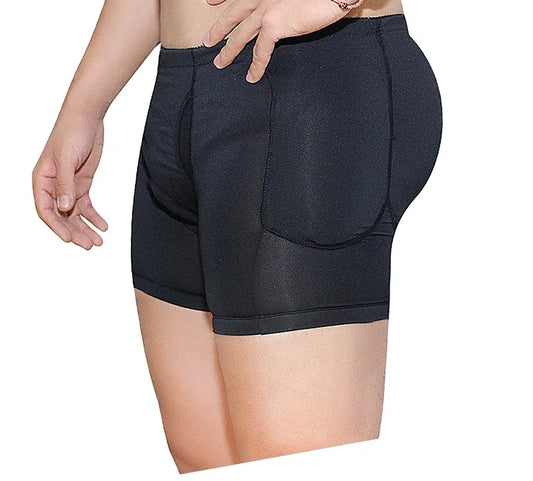 Wholesale Plus Size Slimming Hip Up Butt Enhancer Men Shapewear Sexy Padded Underwear Mens Butt Lifter Boxer Briefs