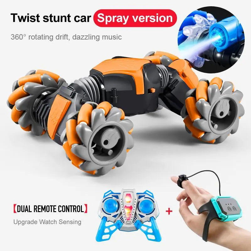 Good Price 2.4GHz Dual Remote Control Gesture Sensor Toy Cars Gesture Sensing Stunt Juggling Climbing RC Car