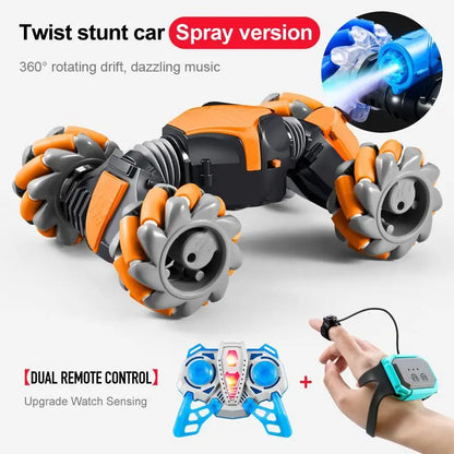 Good Price 2.4GHz Dual Remote Control Gesture Sensor Toy Cars Gesture Sensing Stunt Juggling Climbing RC Car